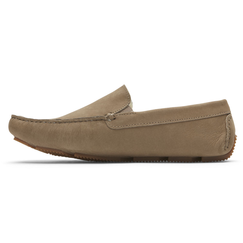 Rockport Singapore Mens Slippers - Rhyder Khaki - HS6153789